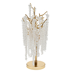 Лампа настольная со стеклянными подвесами цвет золото Light FAIRYTREE варинант исполнения - 1 | Loft Concept в Твери