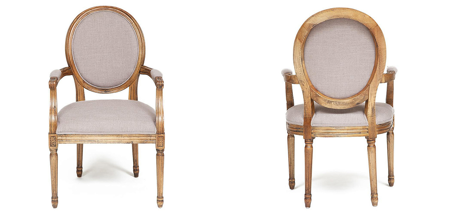 Стул French armchair Provence gray Стул French armchair Provence gray - Loft-Concept в Твери