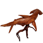 Статуэтка акула-молот деревянная Hammer варинант исполнения - 2 | Loft Concept в Твери