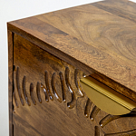 Прикроватная тумба с фактурным фасадом Termite варинант исполнения - 2 | Loft Concept в Твери