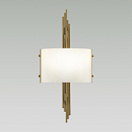 Бра с изогнутым плафоном на бронзовом основании с вертикальным декором из металлических трубок Sohne варинант исполнения - 6 | Loft Concept в Твери