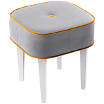 Квадратный мягкий пуф на белых ножках Winton Pouf Square варинант исполнения - 11 | Loft Concept в Твери