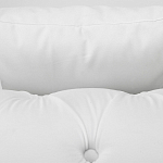 Кресло низкое с мягкой обивкой из велюра на 4-х ножках из массива березы Sophie Armchair white варинант исполнения - 4 | Loft Concept в Твери