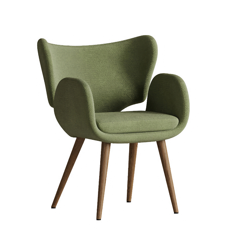 Стул Madina Green Зеленый Коричневый Стул Madina Green Зеленый Коричневый в Твери | Loft Concept