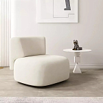 Дизайнерский журнальный стол белый в форме геометрических фигур Cydogic варинант исполнения - 1 | Loft Concept в Твери