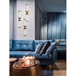 Подвесной светильник с двумя белыми рифлеными цилиндрическими плафонами Golden Swirl варинант исполнения - 8 | Loft Concept в Твери