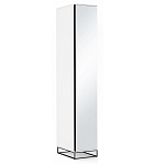 Шкаф-пенал белый с зеркальной дверцей Strict Lines варинант исполнения - 2 | Loft Concept в Твери