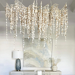 Люстра Wooden Drops Bert Chandelier варинант исполнения - 2 | Loft Concept в Твери