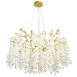 Люстра с круглыми хрустальными подвесками Fairytree Gold Crystal Branches Chandelier 10 варинант исполнения - 2 | Loft Concept в Твери