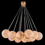 Люстра подвесная круглая с сферическими плафонами из натурального камня Glowing Spheres варинант исполнения - 13 | Loft Concept в Твери