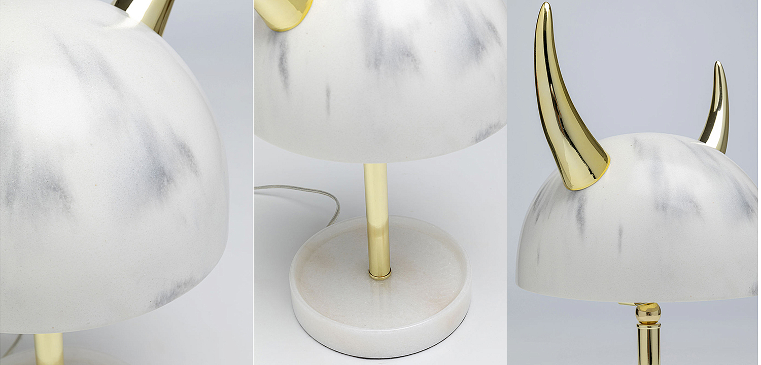 Настольная лампа Marble with Horns - Loft-Concept в Твери