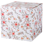 Набор посуды обеденный из фарфора на 6 персон 18 предметов Flower Porcelain Collection варинант исполнения - 3 | Loft Concept в Твери