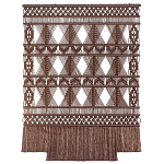 Панно Макраме коричневый цвет  варинант исполнения - 6 | Loft Concept в Твери