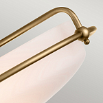 Потолочный светильник со стеклянным плафоном на изогнутых кронштейнах Quoizel  варинант исполнения - 14 | Loft Concept в Твери