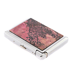 Портсигар с газовой зажигалкой из натурального камня Родонит Stone Cigarettes Cases варинант исполнения - 9 | Loft Concept в Твери