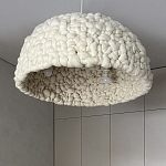 Вязаный подвесной светильник из шерсти Dome Wool Lamp  варинант исполнения - 3 | Loft Concept в Твери