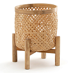 Кашпо на ножках из бамбука Bamboo Decor варинант исполнения - 1 | Loft Concept в Твери