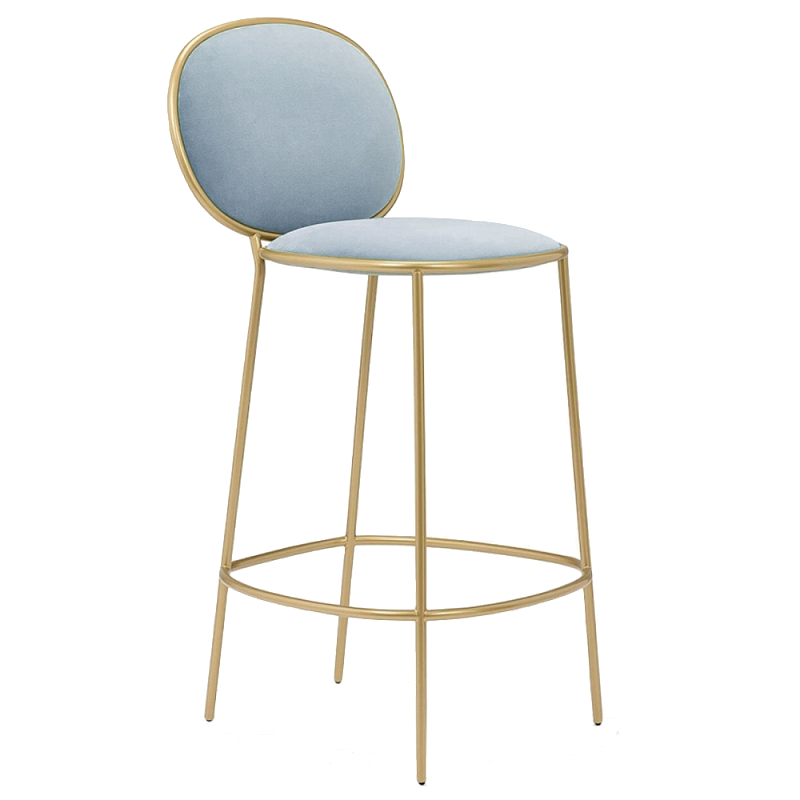 Барный стул Stay Bar Stool Золотой Серый в Твери | Loft Concept 