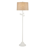 Торшер с белым каркасом и тканевыми абажуром Natural Stems варинант исполнения - 2 | Loft Concept в Твери