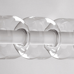 Люстра линейная с 6-ю прозрачными стеклянными плафонами округлой формы HANDLE GRAPE варинант исполнения - 9 | Loft Concept в Твери