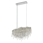 Люстра подвесная с металлическими цепочками и изогнутыми металлическими дугами 72 см Atlantis Chain варинант исполнения - 4 | Loft Concept в Твери