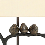 Настольная лампа Птицы на изогнутой ветке Lamp Tit варинант исполнения - 1 | Loft Concept в Твери