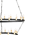 Люстра круглая двухъярусная Lightness and Scale варинант исполнения - 1 | Loft Concept в Твери