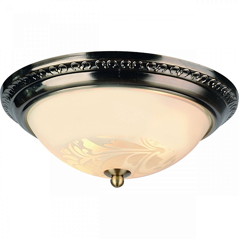 Потолочный светильник Flush Mount Ceiling Light Bronze Темная бронза в Твери | Loft Concept 