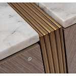 Комод с мраморной столешницей Uniqueness Marble варинант исполнения - 4 | Loft Concept в Твери