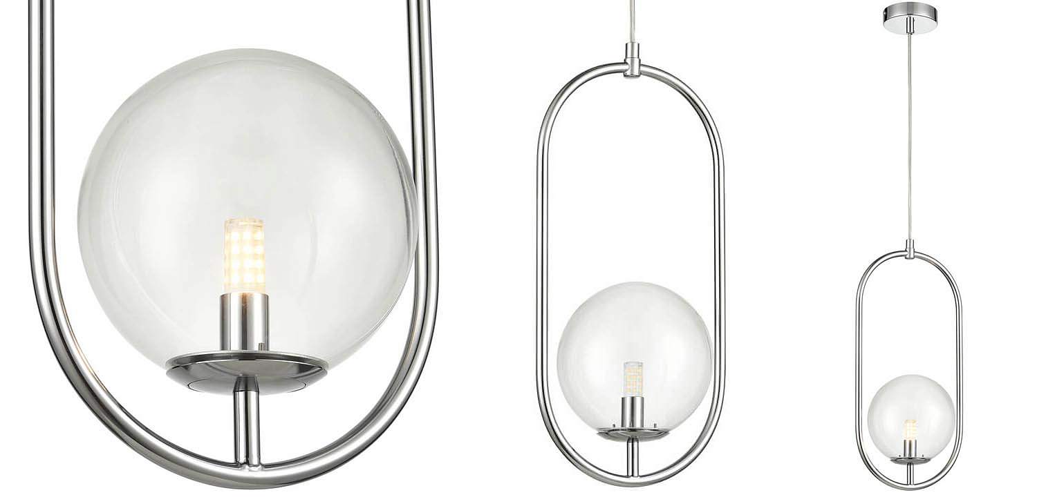 Подвесной светильник B.LUX C Ball oval chrome Подвесной светильник B.LUX C Ball oval chrome - Loft-Concept в Твери