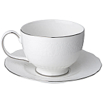 Чайный набор белый из фарфора на 6 персон 12 предметов 280 мл Garden Whisper Porcelain Set  варинант исполнения - 2 | Loft Concept в Твери