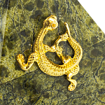 Шкатулка пирамида из натурального камня змеевик Stone Casket варинант исполнения - 3 | Loft Concept в Твери