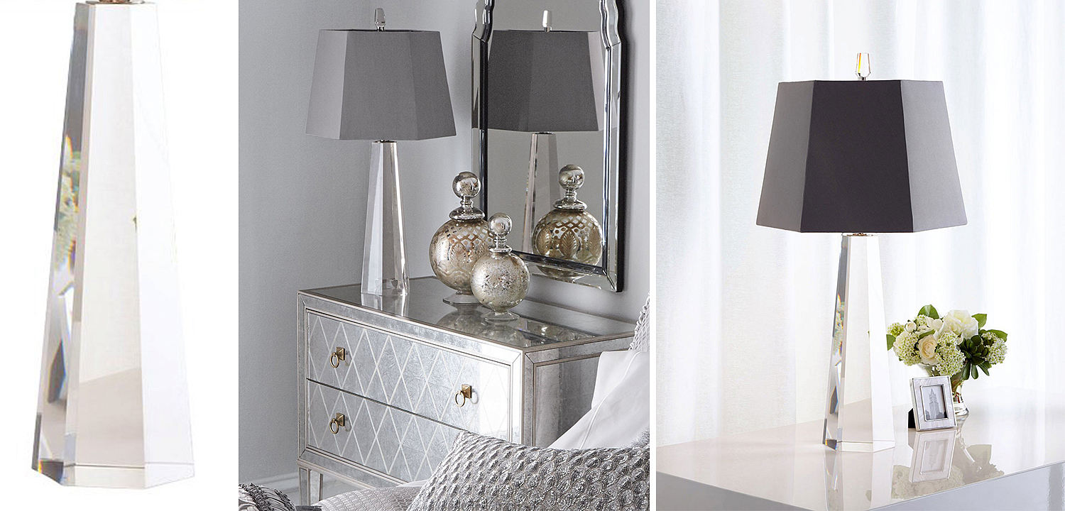 Настольная лампа Crystal Pyramid Table lamp Настольная лампа Crystal Pyramid Table lamp - Loft-Concept в Твери