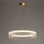 Люстра круглая с прозрачными стеклянными трубками 51 см Nembus варинант исполнения - 3 | Loft Concept в Твери