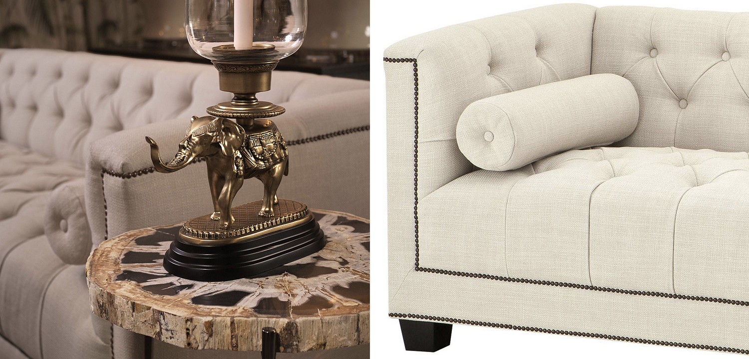Диван Eichholtz Sofa Paolo Panama natural Диван Eichholtz Sofa Paolo Panama natural - Loft-Concept в Твери