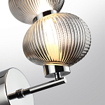 Бра с 2-мя рифлеными стеклянными шарами Marcelh Light варинант исполнения - 4 | Loft Concept в Твери