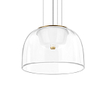 Подвесной светильник с куполообразным прозрачным стеклянным плафоном Grada Light варинант исполнения - 7 | Loft Concept в Твери