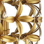 Люстра в форме шара из золотых лепестков Hanging Flowers варинант исполнения - 2 | Loft Concept в Твери