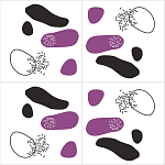 Плитка с узором Камни варинант исполнения - 1 | Loft Concept в Твери