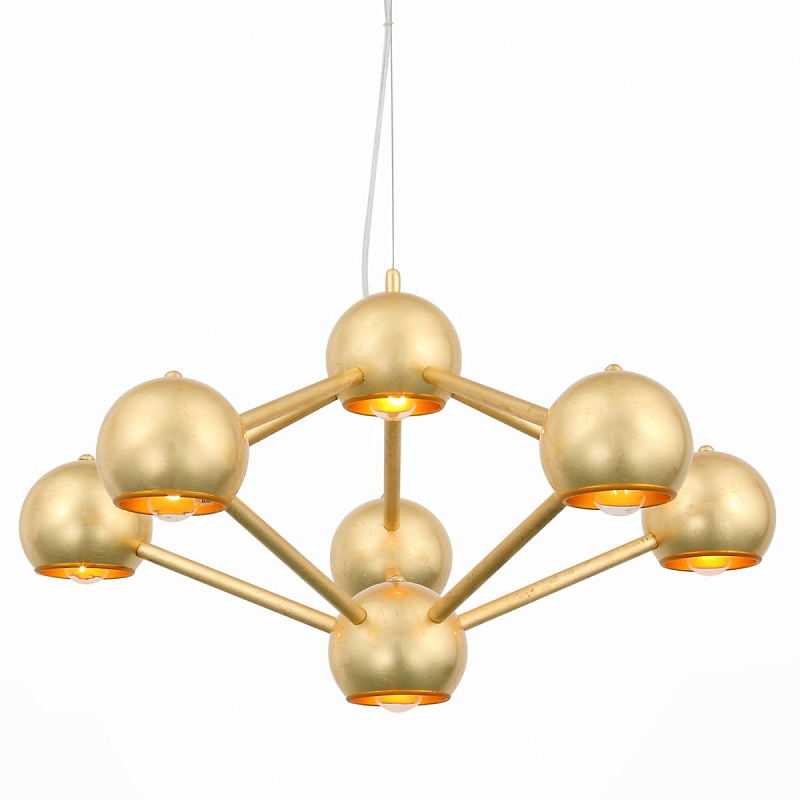 Люстра Heptaider Chandelier Латунь Люстра Heptaider Chandelier Латунь в Твери | Loft Concept