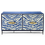 Буфет в гостиную с инкрустацией Bone Inlay Deco Sideboard - Orleans ZEBRA варинант исполнения - 4 | Loft Concept в Твери