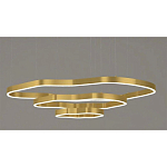 Люстра подвесная с 3-мя ассиметричными светодиодными лампами Golden Current варинант исполнения - 1 | Loft Concept в Твери