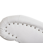 Кушетка белая с мягкой обивкой из велюра Michael Couch варинант исполнения - 5 | Loft Concept в Твери