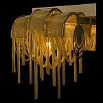 Бра с перфорированными металлическими дугами и цепочками 22 см Atlantis Chain варинант исполнения - 6 | Loft Concept в Твери