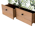 Шкаф с принтом Floral notes варинант исполнения - 3 | Loft Concept в Твери