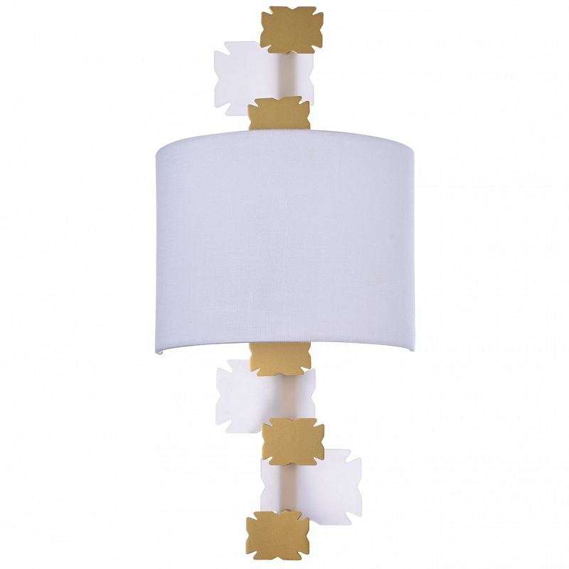 Бра Jacopo Mosaic Sconces Латунь Белый Бра Jacopo Mosaic Sconces Латунь Белый в Твери | Loft Concept