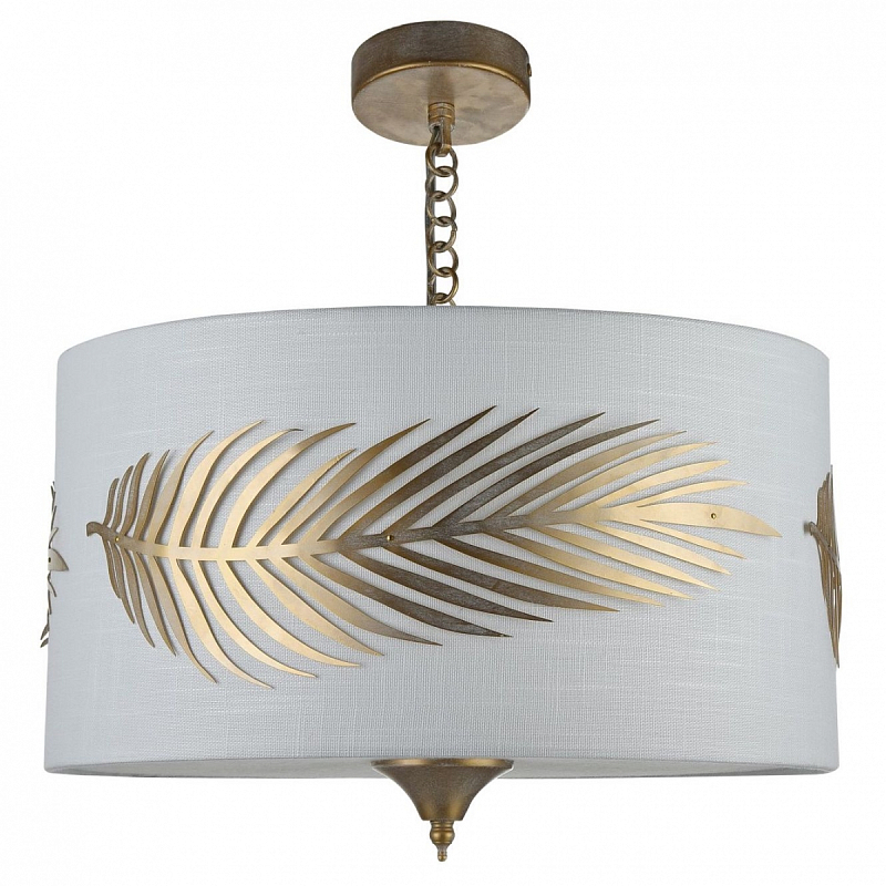 Потолочный светильник Golden Feather Ceiling Белый Золотой Потолочный светильник Golden Feather Ceiling Белый Золотой в Твери | Loft Concept