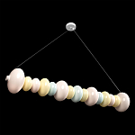 Подвесной светильник светодиодный горизонтальный в виде ожерелья из пастельных сфер Pastel Lunaria Horizon  варинант исполнения - 3 | Loft Concept в Твери