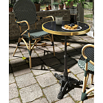 Кресло плетеное из ротанга Ronald Black White Rattan Chair варинант исполнения - 9 | Loft Concept в Твери