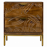 Прикроватная тумба с фактурным фасадом Termite варинант исполнения - 1 | Loft Concept в Твери